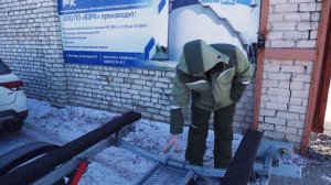 Трап для лодочного прицепа, своими руками!!!