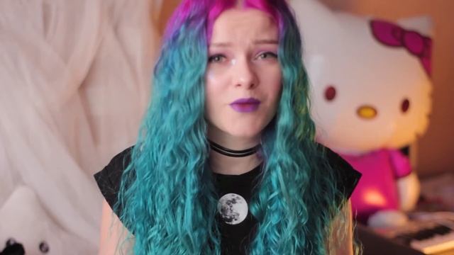 История моих волос! Фиолетовые, серебряные, голубые и розовые волосы!! смотреть онлайн