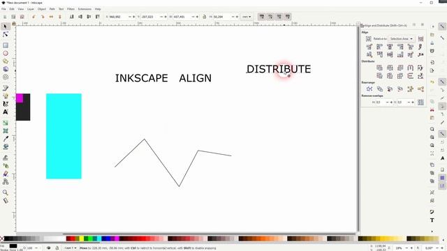 Basics of Align and Distribute in Inkscape смотреть онлайн