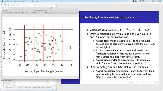 Applied Regression Modeling 2.4: Simple linear regression model assumptions смотреть онлайн