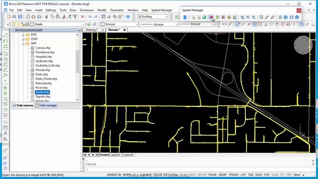 Playing with data in AutoCAD or BricsCAD - Spatial Manager (SR) смотреть онлайн