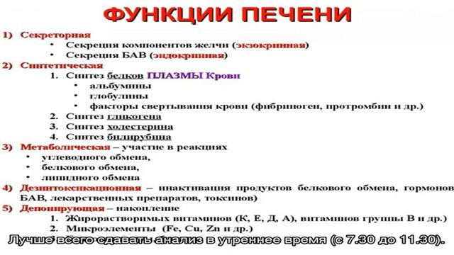 Анализ крови на желчные кислоты смотреть онлайн
