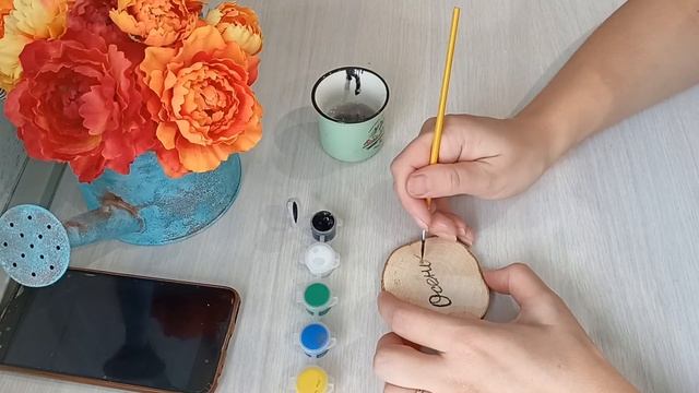 ?Лесная, Осенняя подвеска.? Простой декор своими руками смотреть онлайн