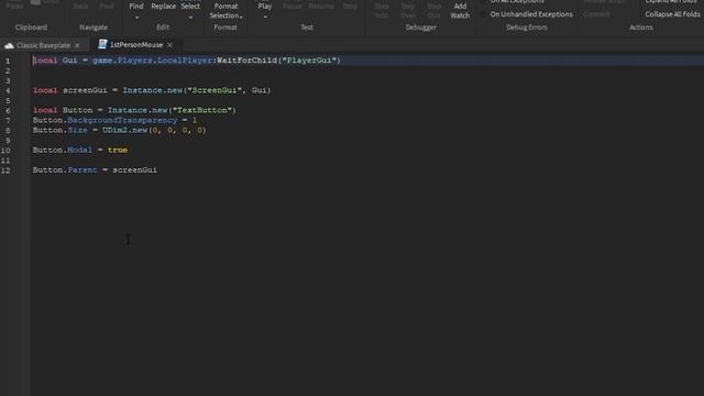 How to MOVE your mouse in FIRST PERSON Roblox Studio смотреть онлайн