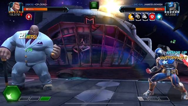 Mcoc | AW S34 Kingpin vs Civil Warrior Node 49 Hazard shift (Plat3) смотреть онлайн