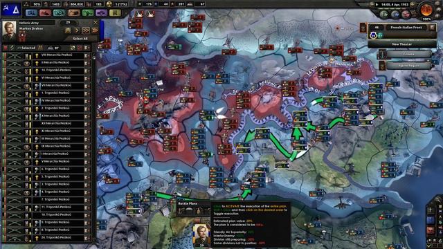 [12] GREECE INVADES FRANCE - Let's Play Hearts of Iron 4 (Comrade Greece) w/ SurrealBeliefs смотреть онлайн