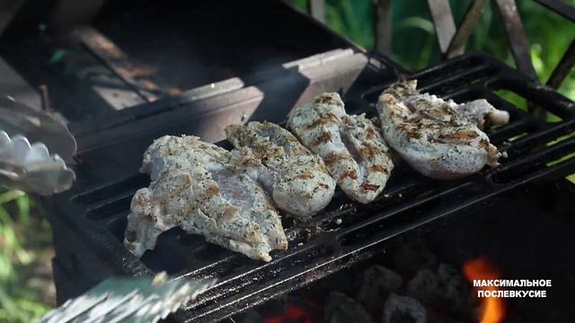 Готовим куриное филе на гриле смотреть онлайн