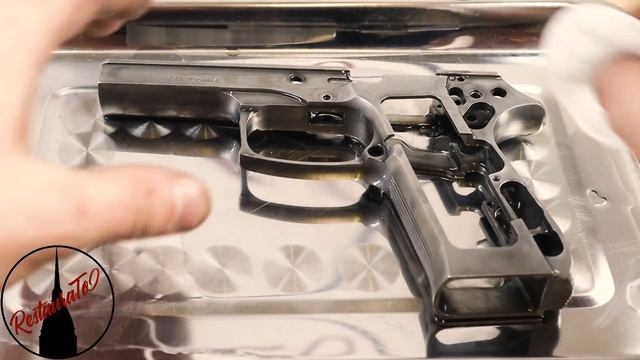 Restoration Of The Military Pistol Ruined By The Rust - Bernardelli P. 018s 9 Mm Restoration