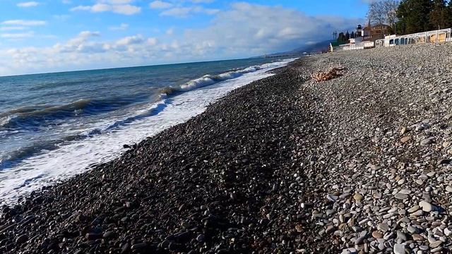 Пляжи стали больше!!!  Февраль 2022. ?ЛАЗАРЕВСКОЕ СЕГОДНЯ?СОЧИ.