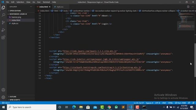 Bootstrap Login UI смотреть онлайн