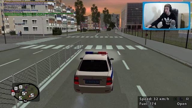 ОСТАНОВИЛ НЕ ТЕХ РЕБЯТ!! ПАТРУЛЬ ДПС! В CRMP GTA-RP смотреть онлайн