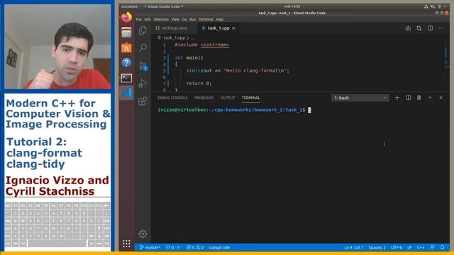 Modern C++ Course: clang-tools (Tutorial 2, I. Vizzo, 2020) смотреть онлайн