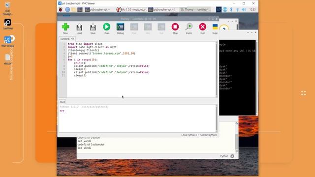 Raspberry Pi ile Nesnelerin İnterneti - 20 mqtt ile Sunucu Üzerinden Cihazların Haberleşmesi смотреть онлайн
