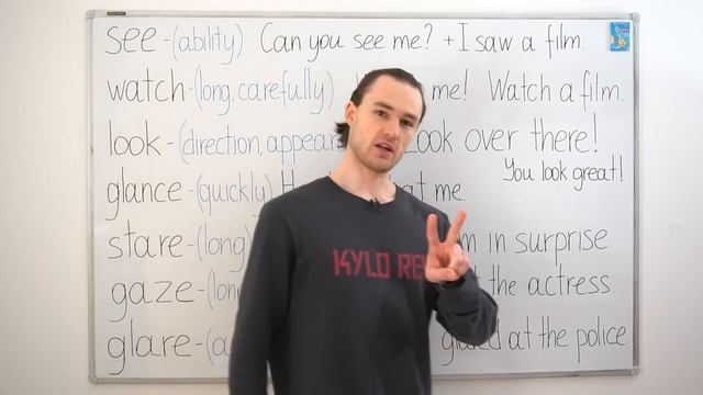 See, watch, look - разница между синонимами! смотреть онлайн