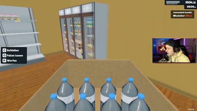 Wir streamen LIVE aus dem Supermarkt | Let's Play SUPERMARKET SIMULATOR смотреть онлайн