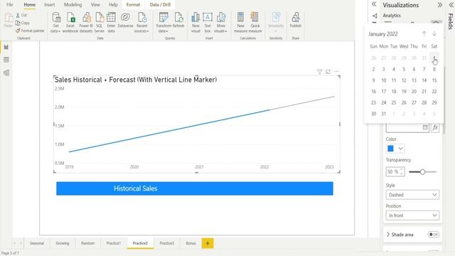 Sales Forecasting in Power BI || With Horizontal Min Max & Vertical Lines Marker + Remove Anomalies смотреть онлайн