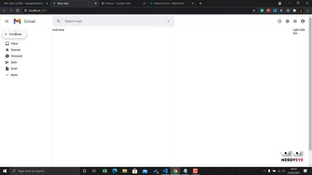 3. Navigation 2 - Gmail clone with React Js - React Projects for Beginners смотреть онлайн