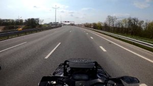 Покатушки на квадроцикле по городу / Наводим суету