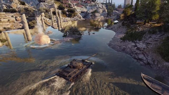 ? NVIDIA GeForce RTX 4090 [Laptop, 175W] - World Of Tanks Gameplay Benchmarks (1080p)