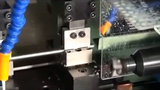 Автомат для снятия фаски с двух сторон у шпильки и прутков. смотреть онлайн