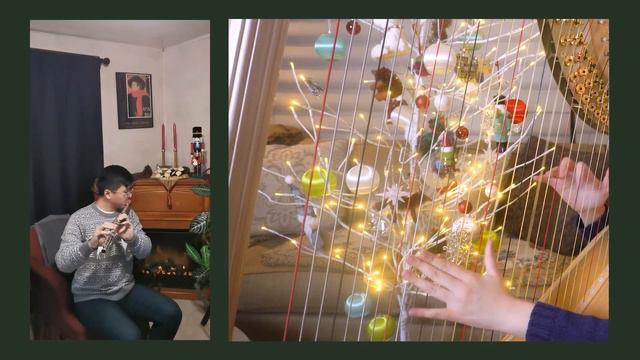 Elysian Trio - Holly and Ivy, Christmas Carol [harp, flute, viola] смотреть онлайн