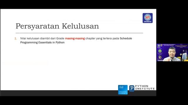 Workshop dan Uji Pengetahuan | PCAP-Programming Essentials in Python | 2021 смотреть онлайн