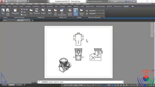 Autodesk AutoCAD: How to use Styles Standards Panel and Create View Panel Command смотреть онлайн