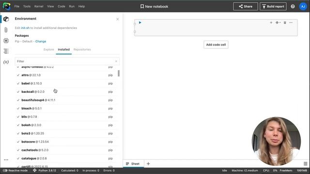How To Configure Environment in Datalore | Getting Started Series 03 смотреть онлайн