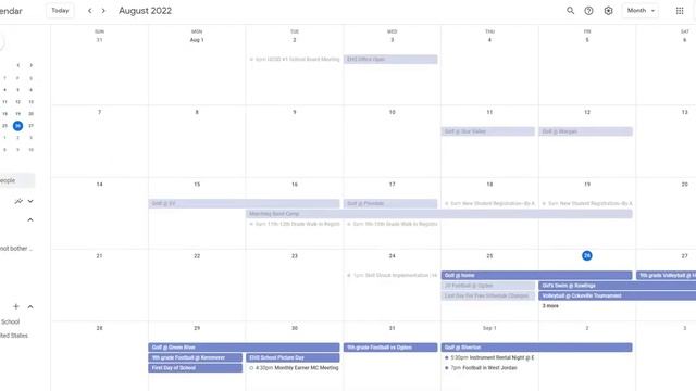 Google Calendar create calendars смотреть онлайн