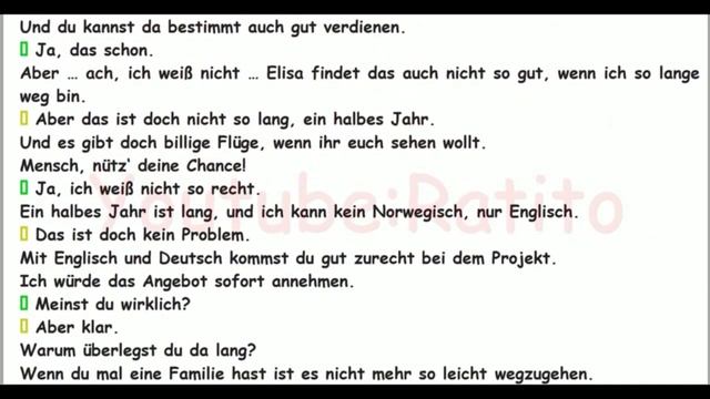 Deutsch Lernen mit Dialogen B1 - Teil 2 смотреть онлайн