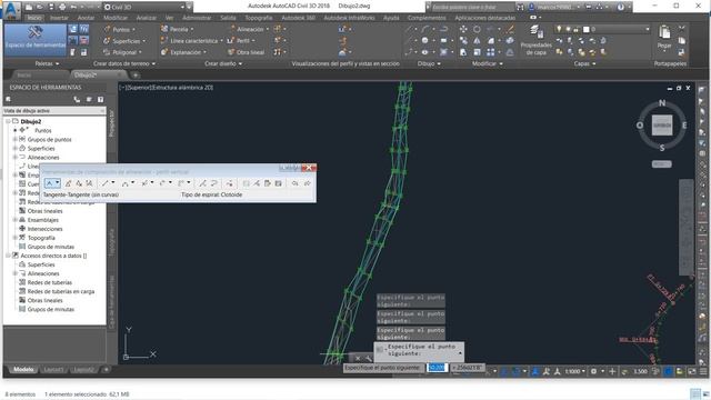Alineamiento vertical utilizando AutoCAD civil 3D смотреть онлайн