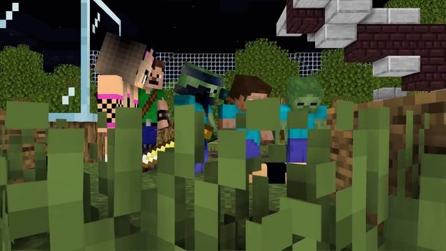 Zombie Life 27 : Zombie is Hero of Cute Girl | Zombie Sad life - Minecraft Sad Animation смотреть онлайн