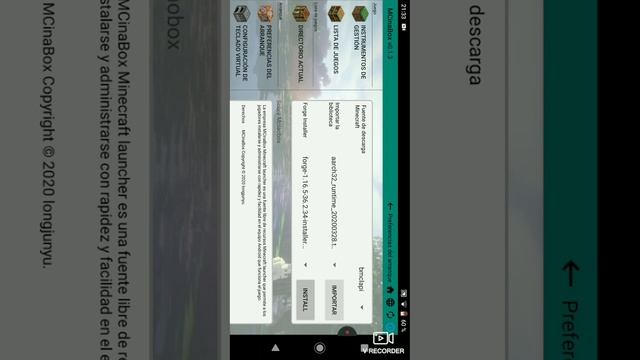 COMO PONER EL FORGE EN MCINABOX MINECRAFT JAVA ANDROID! смотреть онлайн