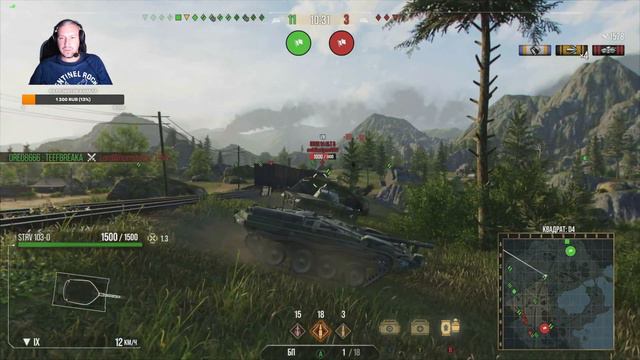 World of tanks Console , качаем шведские пт. STRV 103-1 пт IX уровня. смотреть онлайн