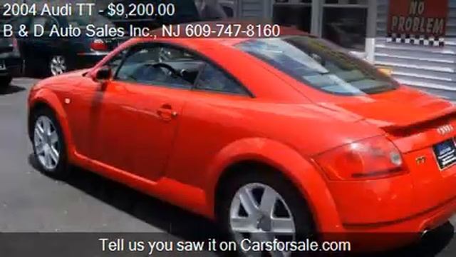 2004 Audi TT 180hp 2dr Coupe for sale in BURLINGTON, NJ 0801 смотреть онлайн