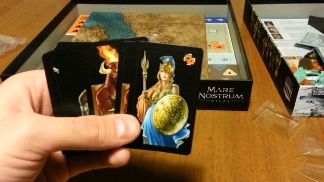 Распаковка настольной игры - Mare Nostrum: Atlas Expansion смотреть онлайн