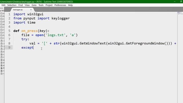 how to make a keylogger with python смотреть онлайн