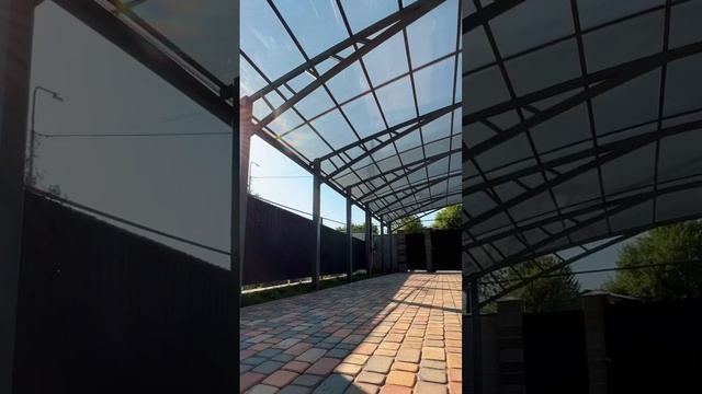 Навес на зака #навес #поликарбонат #казахстан #алматы #рекомендации #бизнес #рек