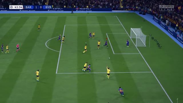 Barcelona vs Borussia Dortmund-UCL| this is how you play fifa 20 смотреть онлайн