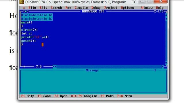 Types of Declaration (Int, float,char) in C смотреть онлайн