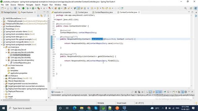 Spring Boot Application with PostgreSQL | Spring Boot + Spring data JPA + PostgreSQL смотреть онлайн