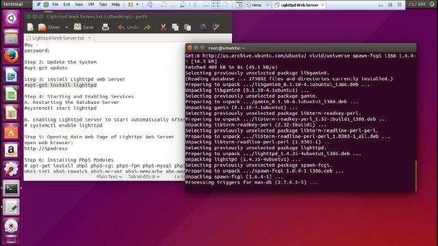 Installing & Configuring Lighttpd Web Server on Ubuntu 15.04 смотреть онлайн