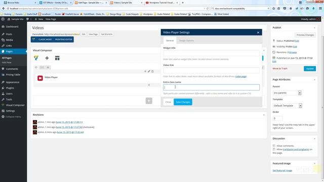 Wordpress Tutorial: Visual Composers Video Widget смотреть онлайн