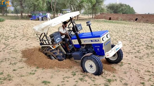 Swaraj 744 FE vs Mahindra 585 Di Testing the Gear Capacity смотреть онлайн