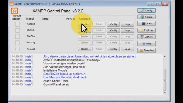 XAMPP: Einen lokalen Webserver einrichten смотреть онлайн