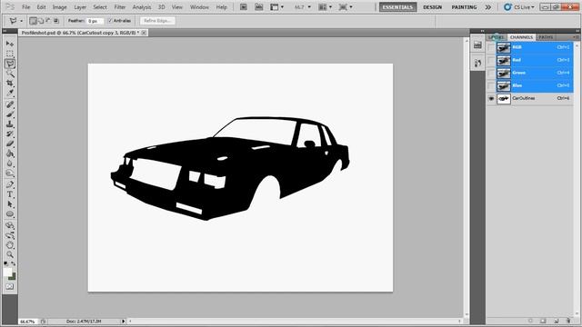 How to change a black car to white in adobe photoshop or gimp смотреть онлайн