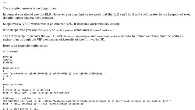 Is it not possible to use keepalived in EC2 (2 Solutions!!) смотреть онлайн