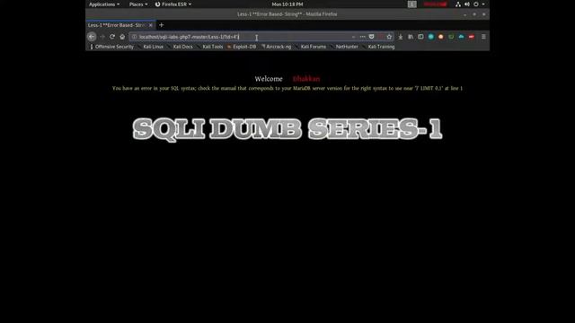 Sql Injection Break And Balance The Query Tutorial In Bangla смотреть онлайн