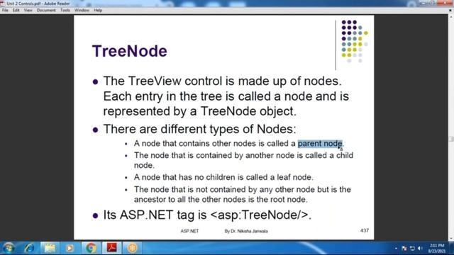 ASP.NET Lecture 45 (2) - Server Controls | Navigation Controls Classes | Theory | Example | Hindi смотреть онлайн