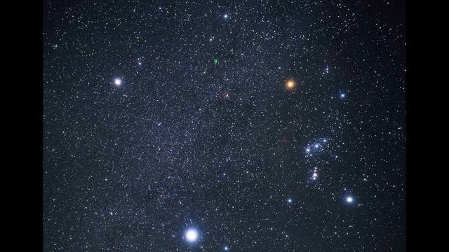 Звезды зимнего ночного неба